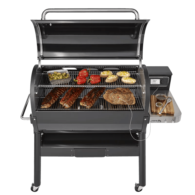 weber smokefire ex6 wood fired pellet grill – black weber smokefire ex6 wood fired pellet grill – black