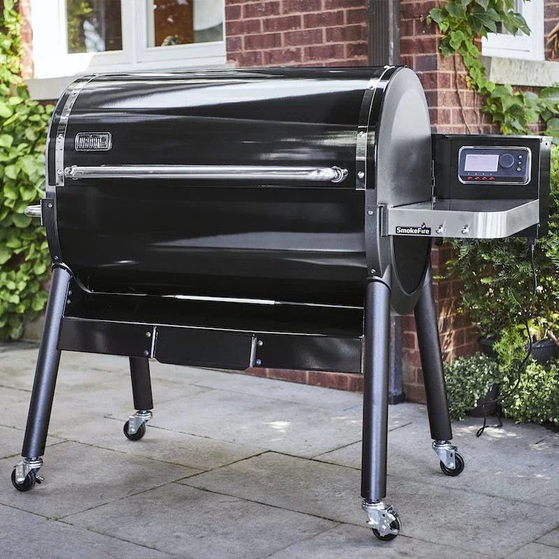 weber smokefire ex6 wood fired pellet grill – black weber smokefire ex6 wood fired pellet grill – black