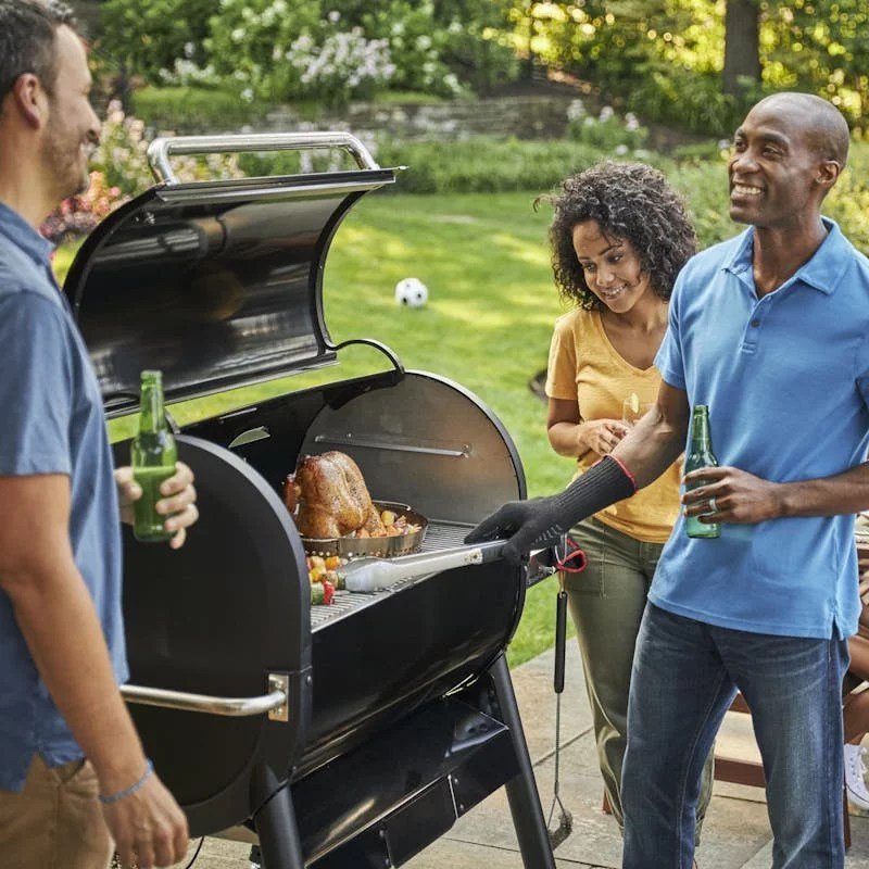 weber smokefire ex6 wood fired pellet grill – black weber smokefire ex6 wood fired pellet grill – black