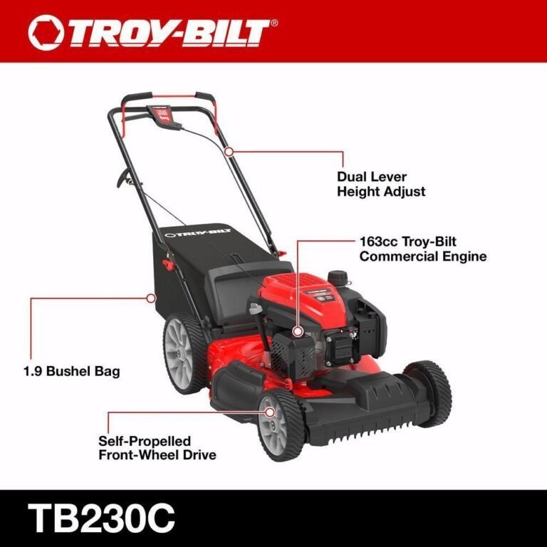 troy bilt 21 in. 163cc 3 in 1 fwd self propelled gas mower troy bilt 21 in. 163cc 3 in 1 fwd self propelled gas mower