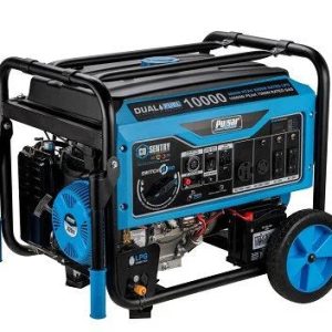 pulsar 10,000 watt dual fuels portables generator pg10000brco