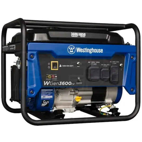 westinghouse wgen3600cv – 3600 watt portables generators w/ rv outlet & co sensor (49 state) westinghouse wgen3600cv – 3600 watt portables generators w/ rv outlet & co sensor (49 state)