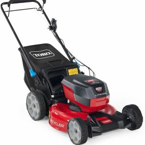 toro super recycler 21″ 60v battery personal pace mowers.