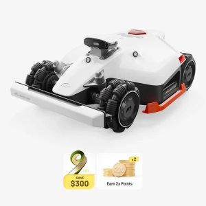 mammotion luba 2 awd 10000x robot lawn mower. multi zone & no go zone managements.
