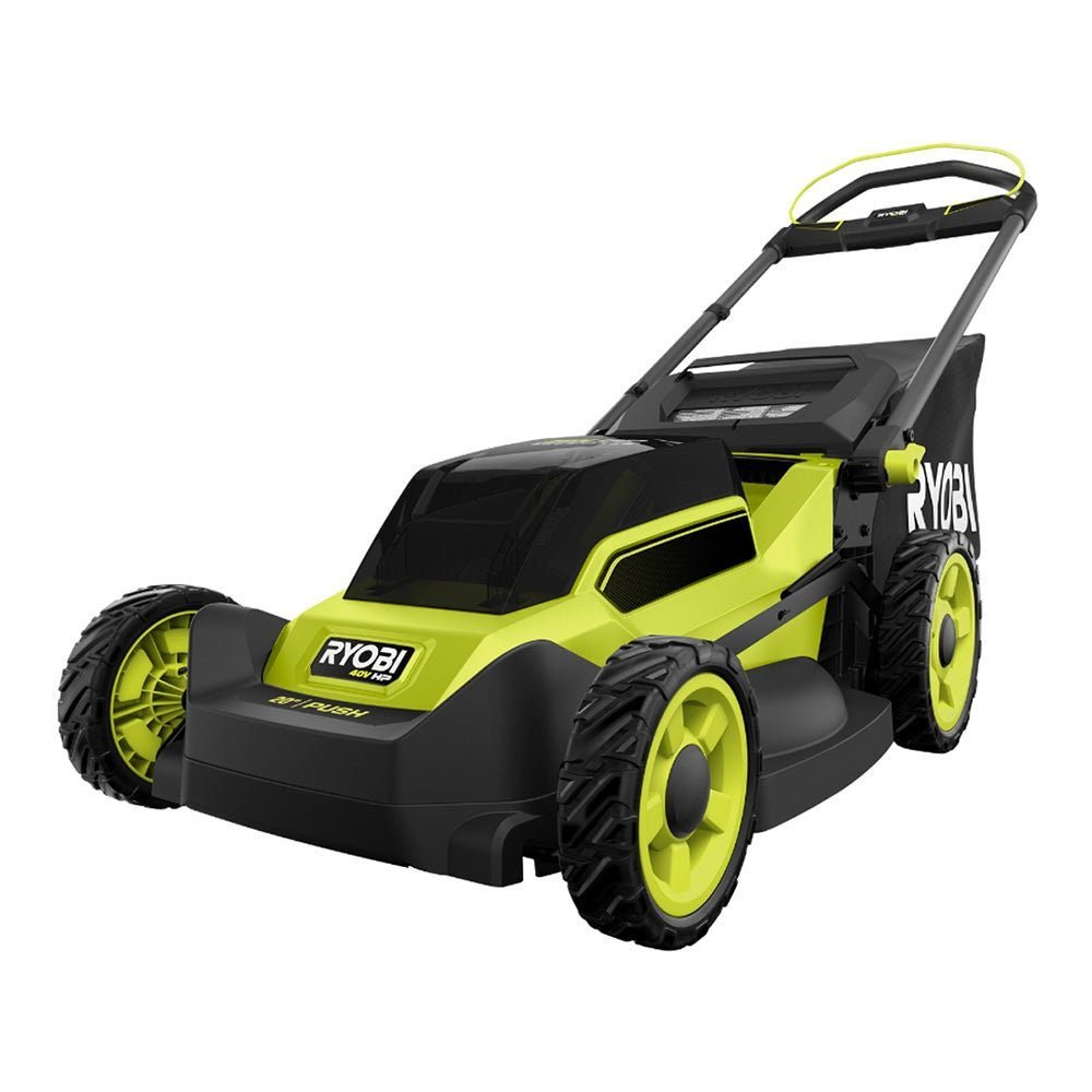 ryobi 40v hp brushless 20 in. cordless battery walk behind push mower with 6.0 ryobi 40v hp brushless 20 in. cordless battery walk behind push mower with 6.0