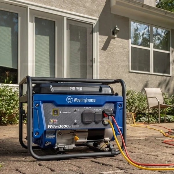 westinghouse wgen3600cv – 3600 watt portables generators w/ rv outlet & co sensor (49 state) westinghouse wgen3600cv – 3600 watt portables generators w/ rv outlet & co sensor (49 state)