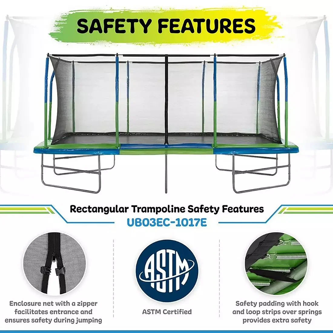 upper bounce mega trampoline 10′ x 17′ upper bounce mega trampoline 10′ x 17′