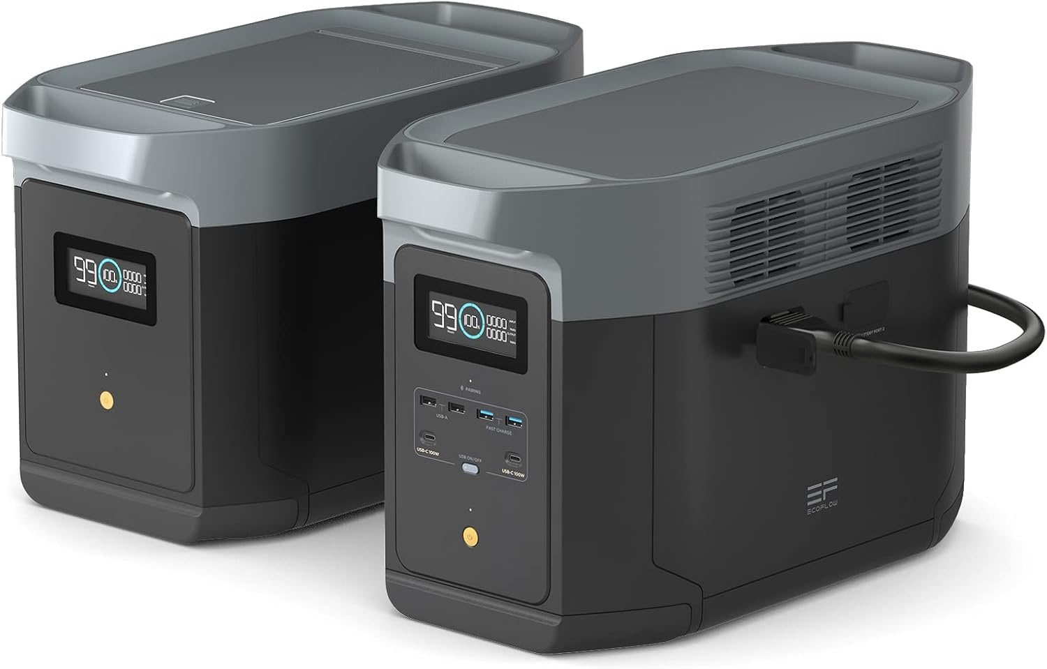ef ecoflow portable power station delta 2 max, 2400w lfp solar generator, full charge in 1 hr ef ecoflow portable power station delta 2 max, 2400w lfp solar generator, full charge in 1 hr