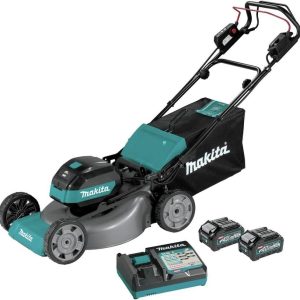 makita 40v max xgt brushless 21″ self‐propelled commercial lawn mower kit gml01pl
