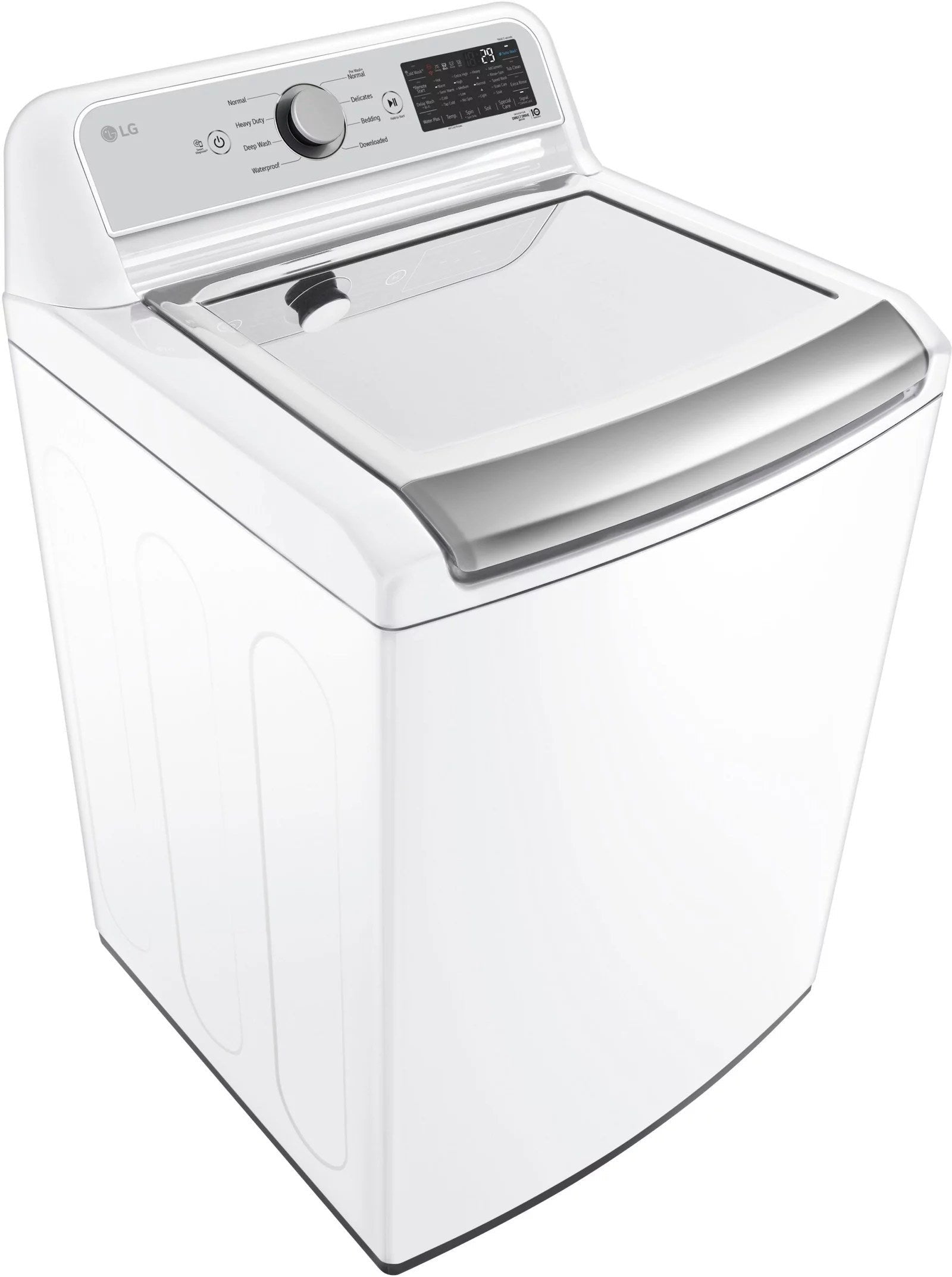 lg – 5.5 cu. ft. smart top load washer with turbowash3d – white lg – 5.5 cu. ft. smart top load washer with turbowash3d – white