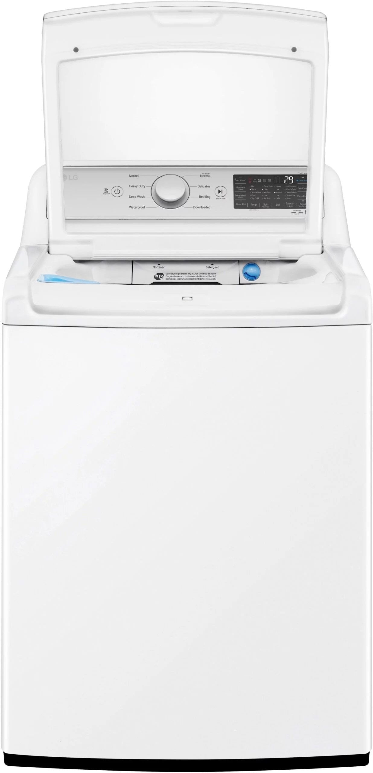 lg – 5.5 cu. ft. smart top load washer with turbowash3d – white lg – 5.5 cu. ft. smart top load washer with turbowash3d – white