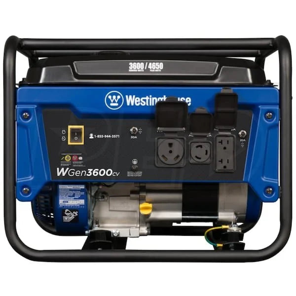 westinghouse wgen3600cv – 3600 watt portables generators w/ rv outlet & co sensor (49 state) westinghouse wgen3600cv – 3600 watt portables generators w/ rv outlet & co sensor (49 state)