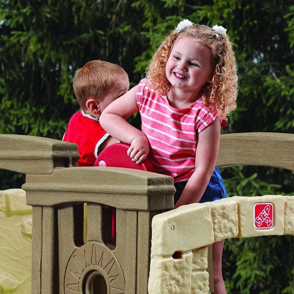 step2 naturally playful woodland climber ii with slide, green step2 naturally playful woodland climber ii with slide, green