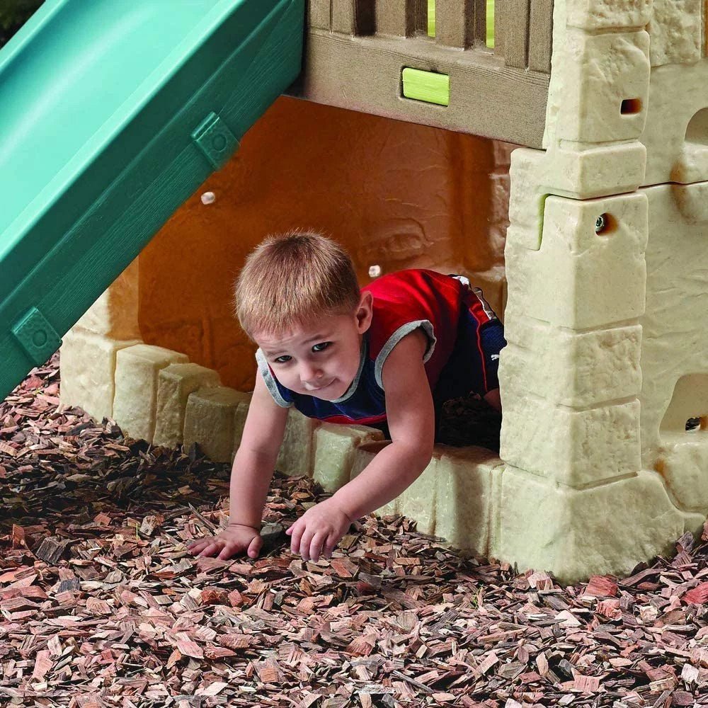 step2 naturally playful woodland climber ii with slide, green step2 naturally playful woodland climber ii with slide, green
