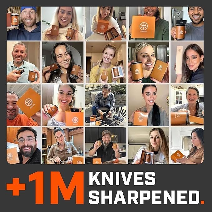 the original tumbler rolling knife sharpener™ – knife sharpening made easy – rolling knife sharpener tool for kitchen knives – knife sharpener kit offers 15 & 20 degree sharpening (wood) the original tumbler rolling knife sharpener™ – knife sharpening made easy – rolling knife sharpener tool for kitchen knives – knife sharpener kit offers 15 & 20 degree sharpening (wood)