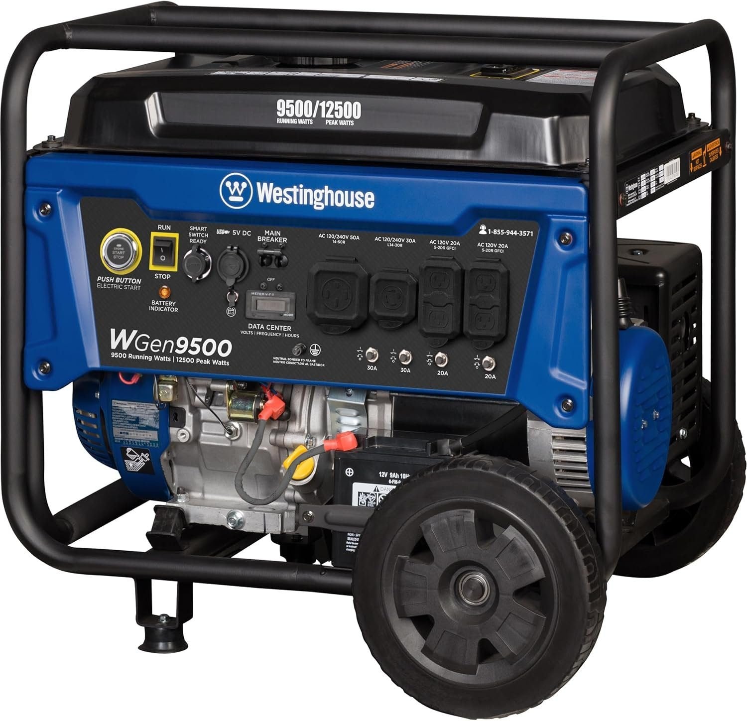 westinghouse 9500 peak watt home backup portable gas powered generator westinghouse 9500 peak watt home backup portable gas powered generator