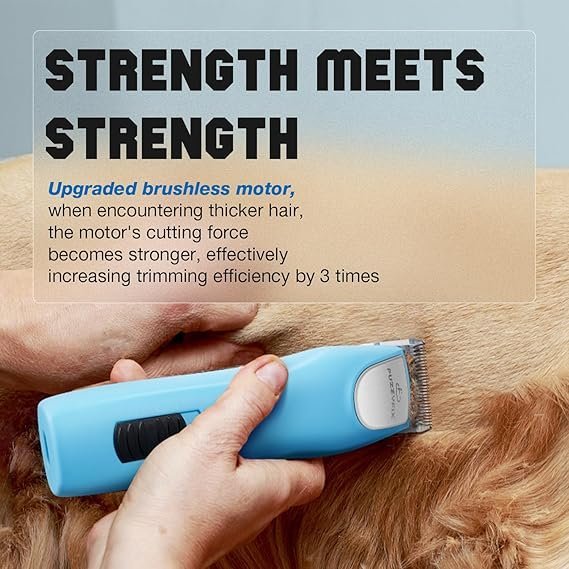 professional dog clippers for grooming – 2 speed for thick curly matted coats, low noise cordless pet hair trimmer with detachable a5 blade & metal guide combs kit for horse animal breeds professional dog clippers for grooming – 2 speed for thick curly matted coats, low noise cordless pet hair trimmer with detachable a5 blade & metal guide combs kit for horse animal breeds