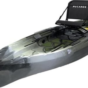 nucanoe u10 sit on top fishing/hunting kayak (pivot pedal drive/eps trolling motor compatible)