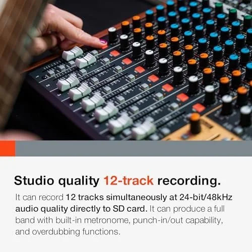 tascam model 12 all in one 12 track digital multitrack mixings and recording studio, mixer, usb audio interface and daw controllers tascam model 12 all in one 12 track digital multitrack mixings and recording studio, mixer, usb audio interface and daw controllers