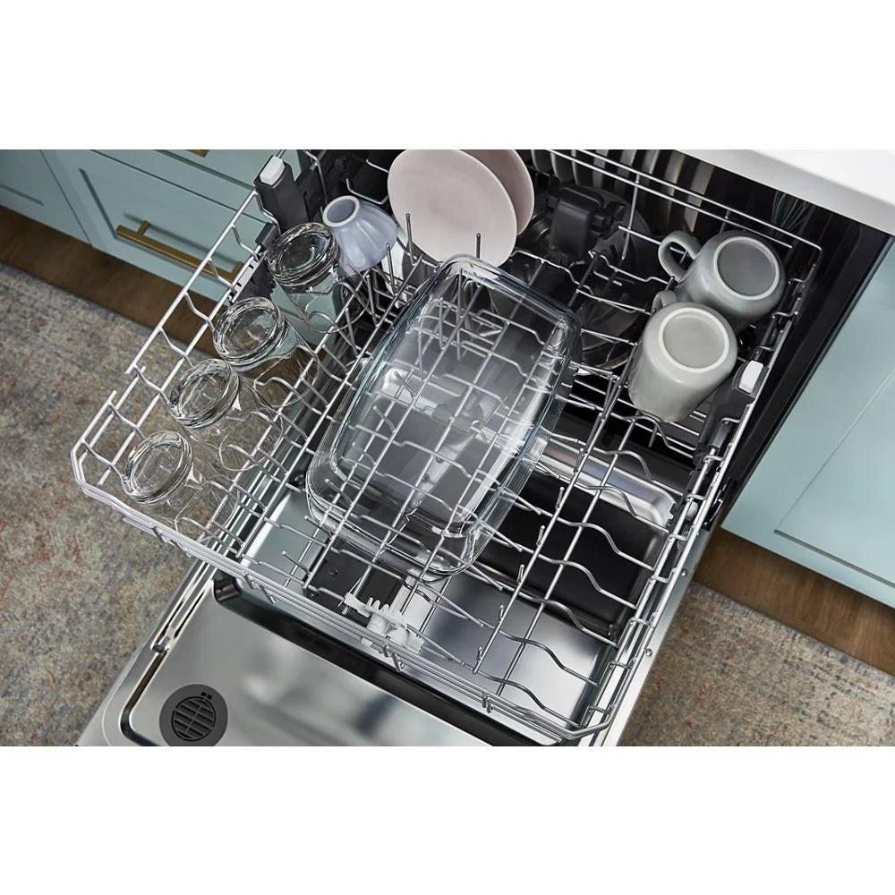 whirlpool 24 inch top control quiet dishwashers with 3rd rack stainless steels whirlpool 24 inch top control quiet dishwashers with 3rd rack stainless steels