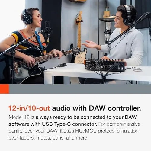 tascam model 12 all in one 12 track digital multitrack mixings and recording studio, mixer, usb audio interface and daw controllers tascam model 12 all in one 12 track digital multitrack mixings and recording studio, mixer, usb audio interface and daw controllers