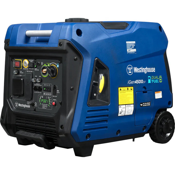 westinghouse igen4500df 3700w dual fuel portable inverter generator westinghouse igen4500df 3700w dual fuel portable inverter generator