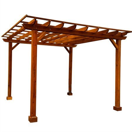 10 ft. x 14 ft. traditional all cedar wood outdoor patio pergola shade structure 10 ft. x 14 ft. traditional all cedar wood outdoor patio pergola shade structure