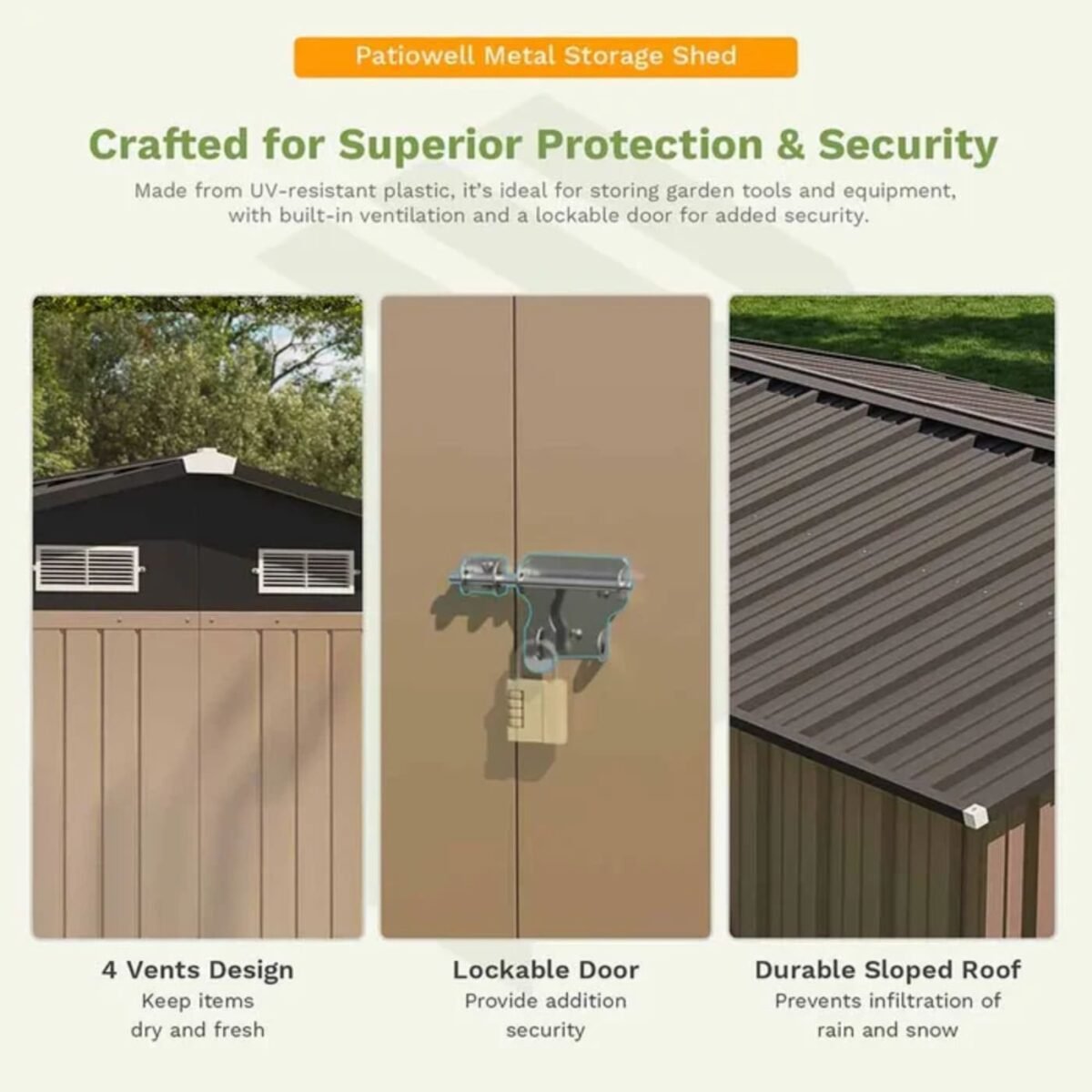 patiowell 10×8 shed with windows patiowell 10×8 shed with windows