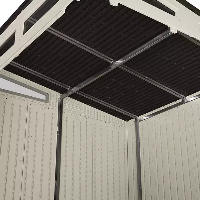 suncast 7′ x 7′ modernist resin outdoor storage shed suncast 7′ x 7′ modernist resin outdoor storage shed