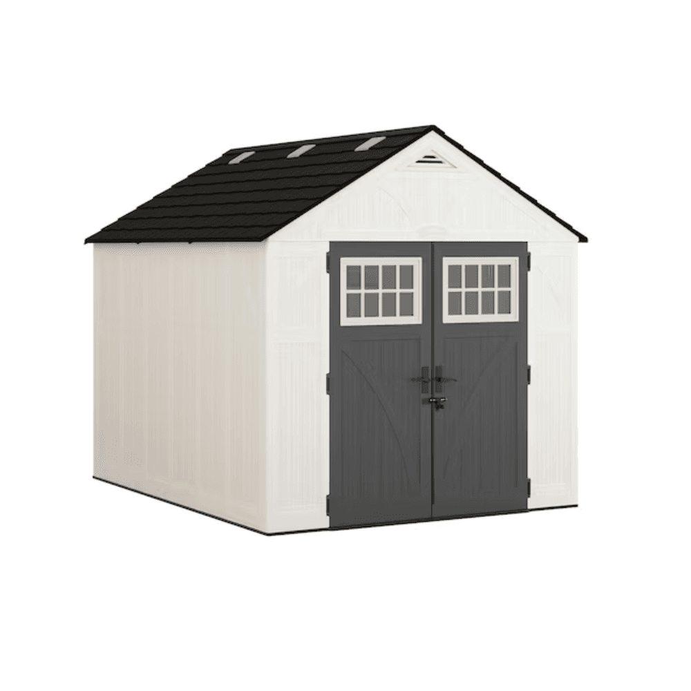 suncast 8 ft x 10 ft tremont resin storage shed (floor included) suncast 8 ft x 10 ft tremont resin storage shed (floor included)