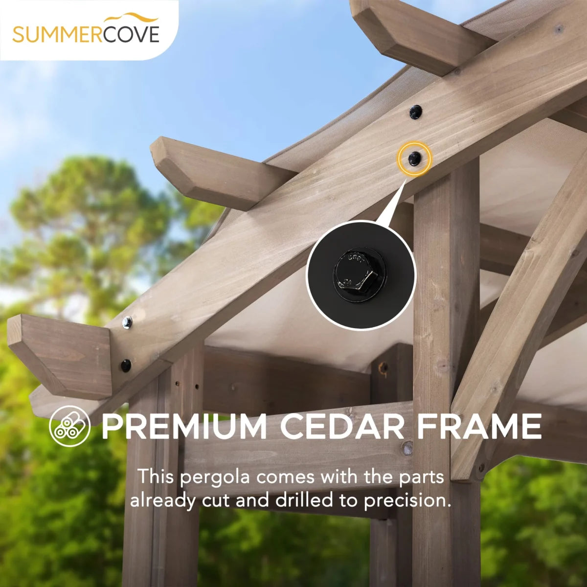 sunjoy bellucci 10 x 14 ft. light grey outdoor cedar wood framed arched pergola sunjoy bellucci 10 x 14 ft. light grey outdoor cedar wood framed arched pergola