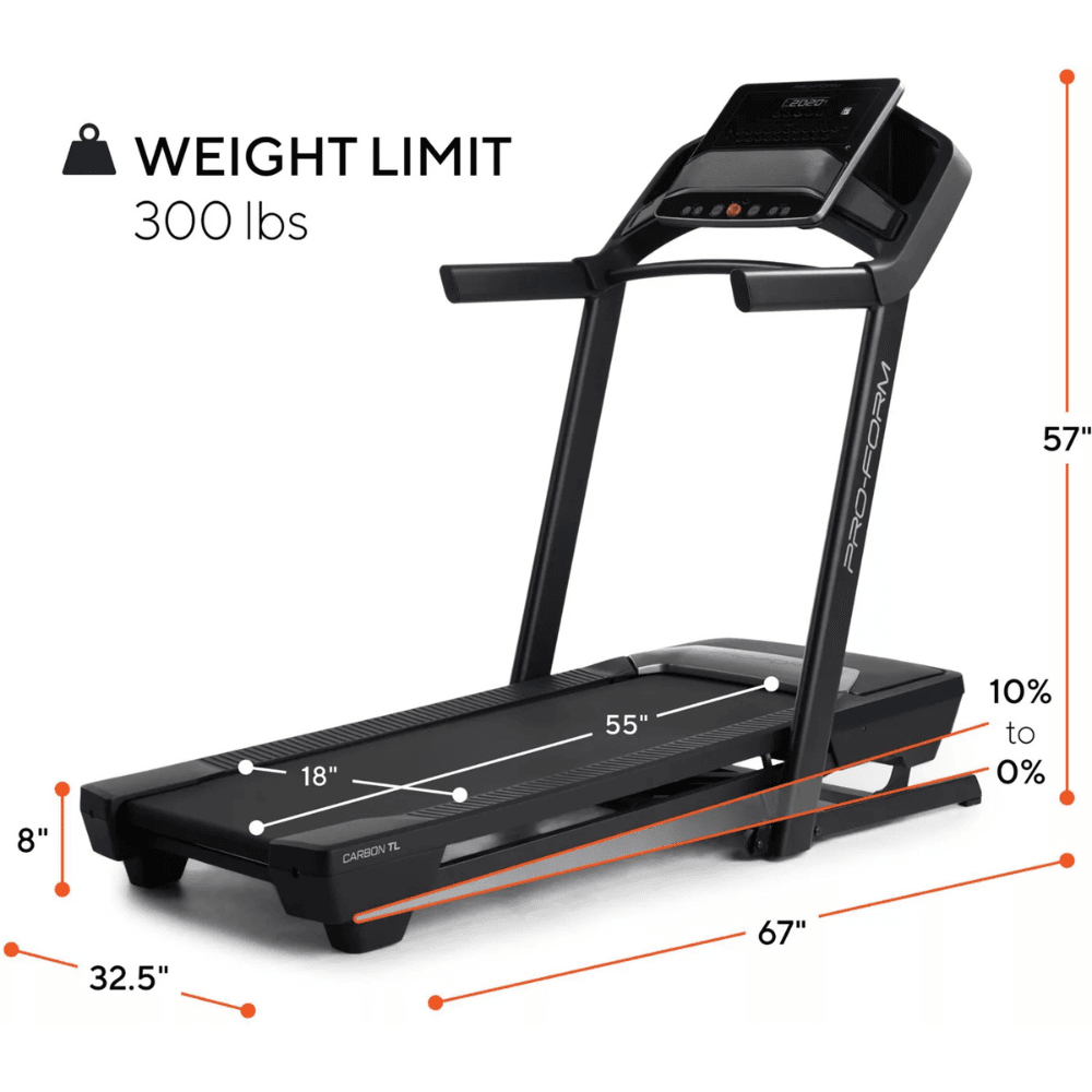 proform carbon tl treadmill proform carbon tl treadmill
