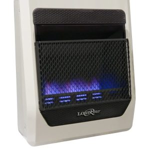 lost river dual fuel reconditioned ventless blue flame gas space heater – 20,000 btu, t stat control – model# pcit20bf r