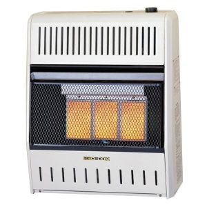 procom reconditioned dual fuel ventless infrared heater – 20,000 btu, t stat control – model# mnsd3tpa r