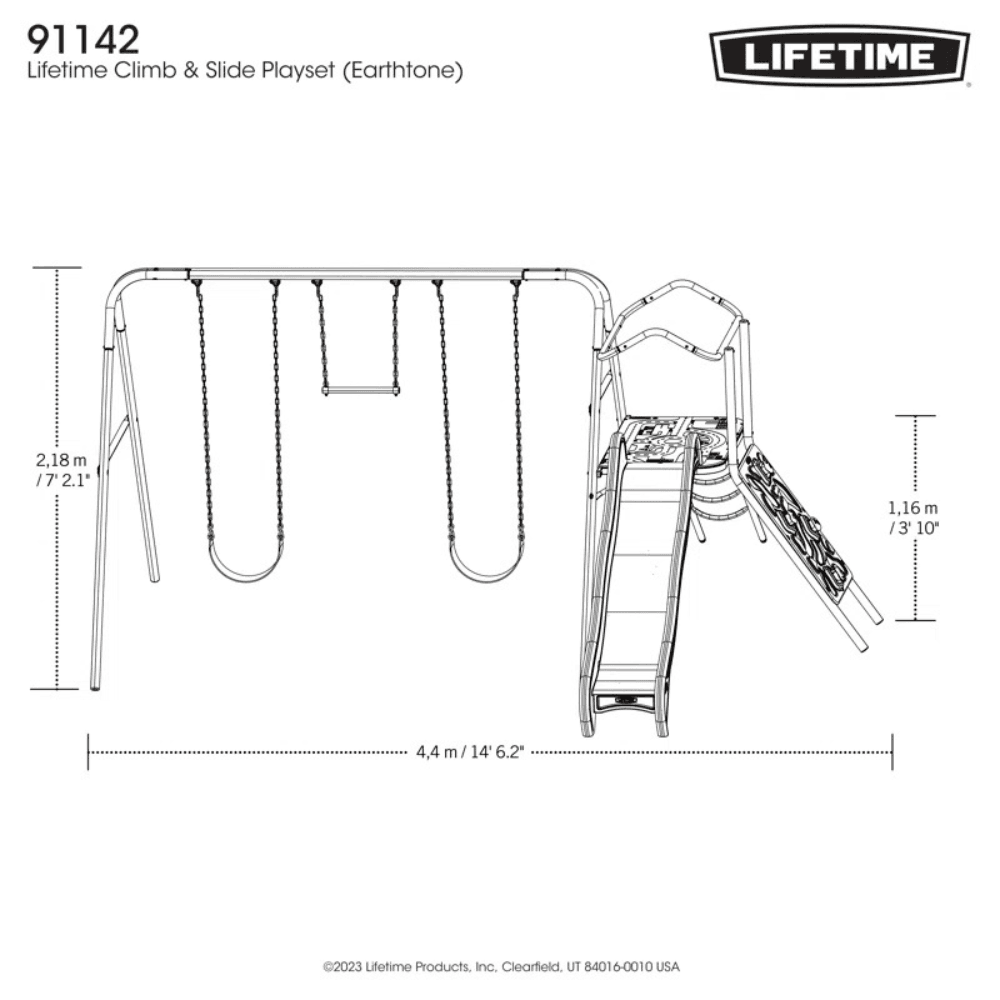 lifetime climb & slide playset – ultimate backyard fun for kids lifetime climb & slide playset – ultimate backyard fun for kids