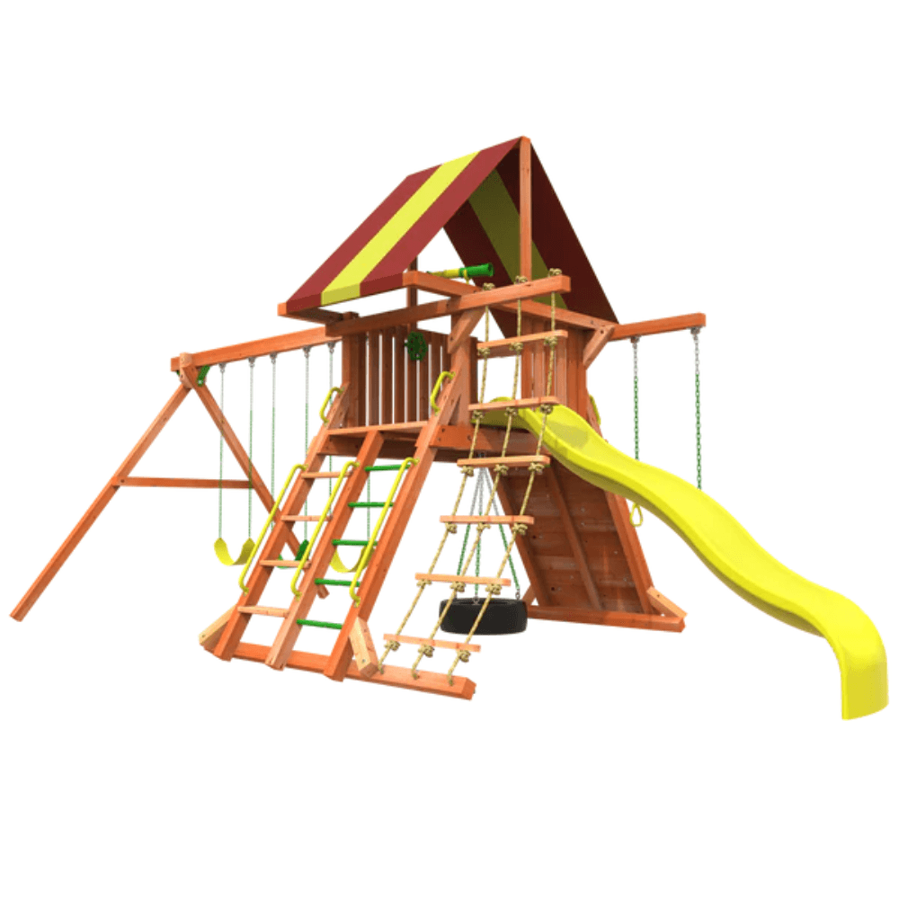 woodplay tiger tower combo a – premium wooden swing set for endless backyard fun woodplay tiger tower combo a – premium wooden swing set for endless backyard fun