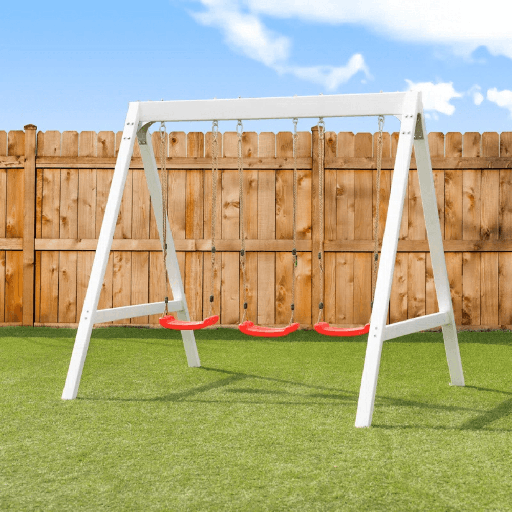 sports power vinyl covered wood swing set – classic & durable for outdoor fun sports power vinyl covered wood swing set – classic & durable for outdoor fun