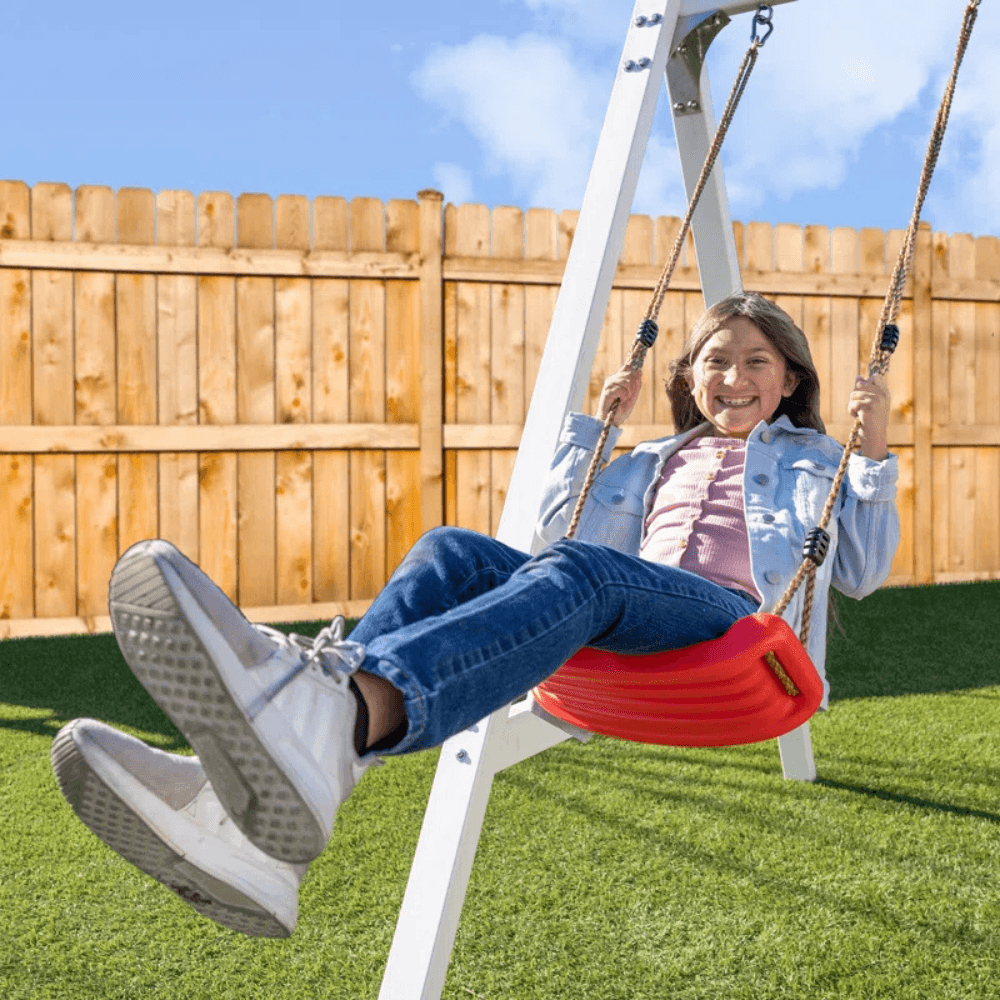 sports power vinyl covered wood swing set – classic & durable for outdoor fun sports power vinyl covered wood swing set – classic & durable for outdoor fun