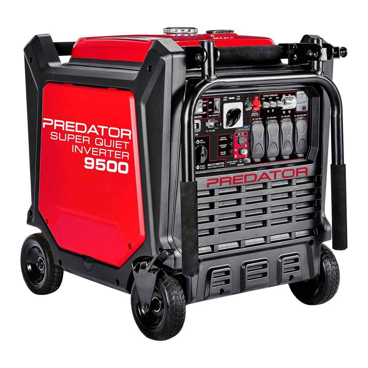 predator 9500 watt super quiet inverter generator with co secure technology predator 9500 watt super quiet inverter generator with co secure technology