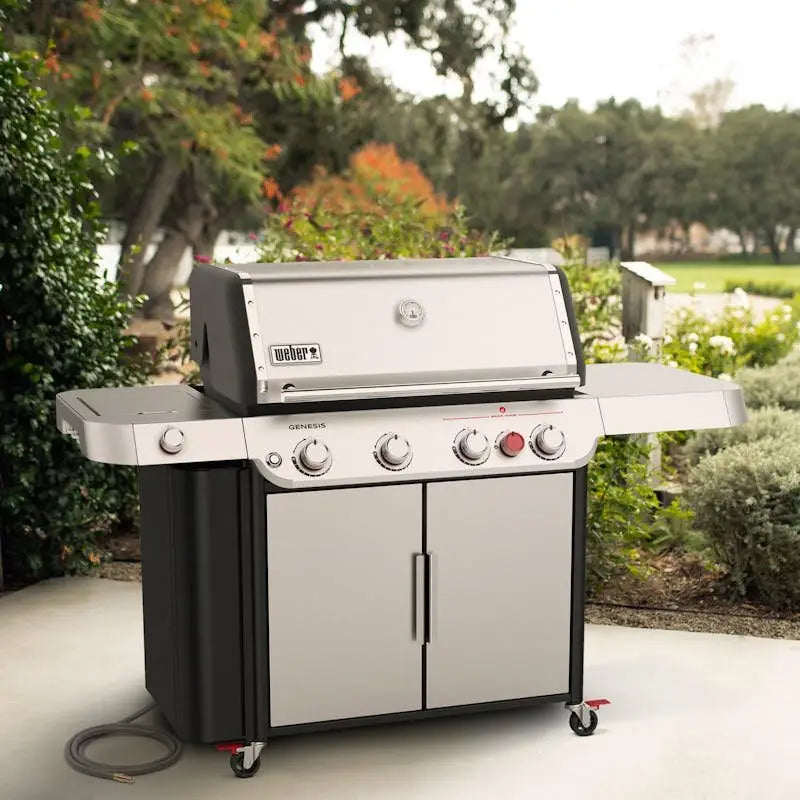 weber grills genesis 4 burner smart freestanding natural gas grills weber grills genesis 4 burner smart freestanding natural gas grills