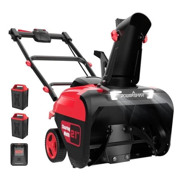 powersmart 80v 21″ cordless snow blower with 2 batteries and chargers powersmart 80v 21″ cordless snow blower with 2 batteries and chargers
