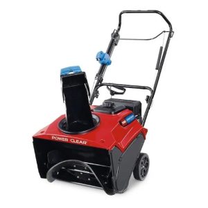 toro power clear 721 qze 21″ single stage electric snow blowers